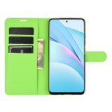 Peňaženkové kožené puzdro LITCHI na Xiaomi Mi 10T Lite 5G - Zelená