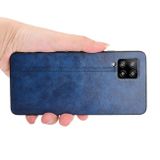 Kožený kryt na Samsung Galaxy A42 5G - Modrá