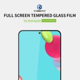 Temperované tvrdené sklo PINWUYO 26mm 9H 2.5D na Samsung Galaxy A52 5G - Čierna