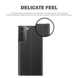 Knižkové puzdro CLOTH na  Samsung Galaxy S21 5G  - Čierna