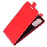 Peňaženkové kožené puzdro SINGLE na Oppo Reno 5 5G - Červená