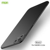 Plastový kryt MOFI na Xiaomi Mi 11 Lite - Čierna