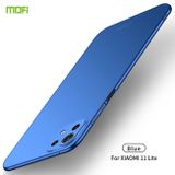 Plastový kryt MOFI na Xiaomi Mi 11 Lite - Modrá