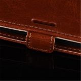 Peňaženkové kožené puzdro VERTICAL na Huawei P50 Pro – Červená