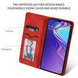 Peňaženkové kožené puzdro na Samsung Galaxy A10 - Červený