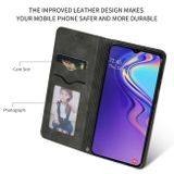 Peňaženkové kožené puzdro na Samsung Galaxy A10 - Tmavosivý