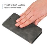 Peňaženkové kožené puzdro na Samsung Galaxy A10 - Tmavosivý