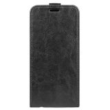 Peňaženkové kožené puzdro VERTICAL na Samsung Galaxy A53 5G - Čierna