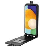 Peňaženkové kožené puzdro VERTICAL na Samsung Galaxy A13 - Čierna