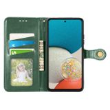 Peňaženkové kožené puzdro COLOR na Samsung Galaxy A53 5G - Zelená