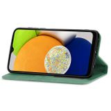 Peňaženkové kožené puzdro RETRO SKIN na Samsung Galaxy A03 – Zelená