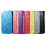 Peňaženkové kožené puzdro MANDALA na Samsung Galaxy A23 5G - Šedá