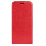 Peňaženkové kožené puzdro R64 Texture Flip na Motorola Edge 30 - Červená