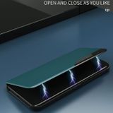 Knižkové puzdro Electroplating Mirror na Samsung Galaxy A23 5G - Modrá