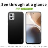 Gumený kryt MOFI na Motorola Moto G32 - Priesvitná