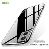 Gumený kryt MOFI na Motorola Edge 30 Neo - Priehľadná