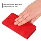 Peňaženkové kožené puzdro RETRO SKIN na Sony Xperia 1 - Červená