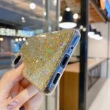Gumený Glitter kryt na Samsung Galaxy S23 Ultra 5G – Zelená
