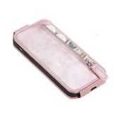 Peňaženkové kožené puzdro Zipper Wallet na Honor X8 5G/X6 - Ružovo zlatá