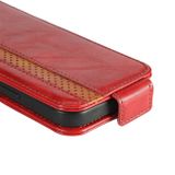 Peňaženkové kožené puzdro Splicing na Honor X8 5G/X6 - Červená