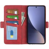 Multifunkčné peňaženkové puzdro Magnetic na Xiaomi 13 Pro - Červená