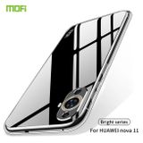 Gumený kryt MOFI na Huawei Nova 11 – Transparentná