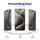 Ochranné sklo ENKAY Anti-peeping na iPhone 15 Pro Max
