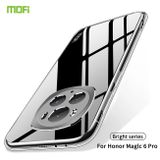 Gumený kryt MOFI Ming na Honor Magic6 Pro - Transparentná