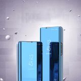Knížková pouzdro Electroplating Mirror na Xiaomi Redmi Note 12S - Modrá