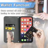 Peňaženkové kožené puzdro Retro na iPhone 15 Pro Max - Šedá