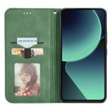 Peňaženkové kožené puzdro Retro na Xiaomi 13T / 13T Pro - Zelená