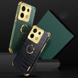 Kožený kryt Crocodile Holder na Xiaomi Redmi Note 13 Pro - Zelená