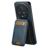Kožený kryt Suteni H02 Wallet na Honor Magic6 Pro - Modrá