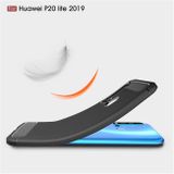 Gumený kryt na Huawei P20 Lite (2019) - Čierny