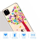Gumený kryt Soft TPU Case 3D Cartoon Transparent na iPhone 11 pro -Colour Tree