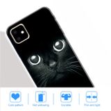 Gumený kryt Pattern Printing Embossment TPU na iPhone 11 -Whiskered cat
