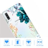 Gumený kryt 3D Pattern Printing na Samsung Galaxy A70-The Stone Flower