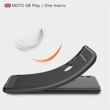 Gumený kryt na Motorola Moto G8 Play - Červená