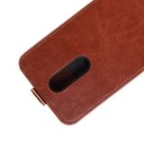 Peňaženkové kožené puzdro na Xiaomi Redmi 8 - Hnedá