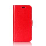 Peňaženkové kožené puzdro TEXTURE na LG G8S - Červená