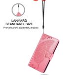 Peňaženkové kožené puzdro na Xiaomi Redmi 8 - Ružová