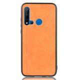 Kožený kryt na Huawei P20 Lite (2019) - Oranžový