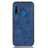 Kožený kryt na Huawei P20 Lite (2019) - Modrý