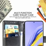 Peňaženkové kožené puzdro Butterfly na Samsung Galaxy A71 - Čierna