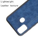 Kožený kryt na Samsung Galaxy M21 - Modrá