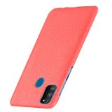 Kožený kryt na Samsung Galaxy M21 - Červená
