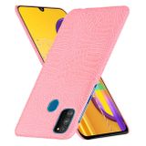 Kožený kryt na Samsung Galaxy M21 - Ružová