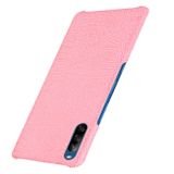 Kožený kryt na Sony Xperia L4 -Crocodile pink