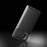 Gumený kryt CARBON na Samsung Galaxy A51 5G - Čierna