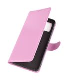 Peňaženkové kožené puzdro na Samsung Galaxy A21s - Ružový